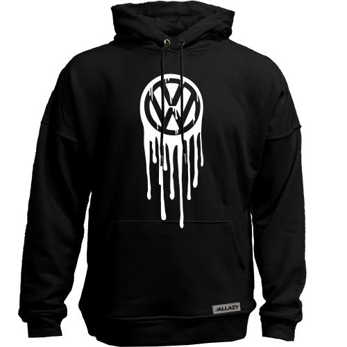 Худи без начеса Volkswagen с потеками