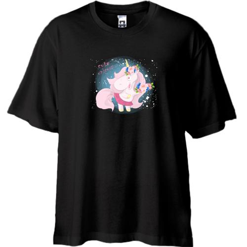 Футболка Oversize Baby rabbit for a month