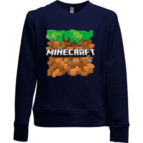Детский свитшот без начеса Minecraft (2)