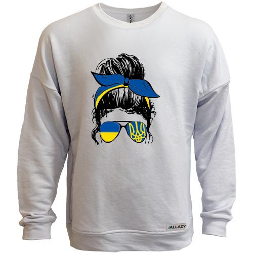 Світшот без начісу Українська дівчина