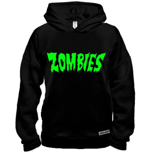 Худи BASE  с надписью Zombies