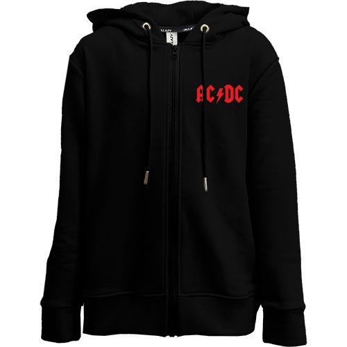 Дитяча худи на блискавці AC/DC logo