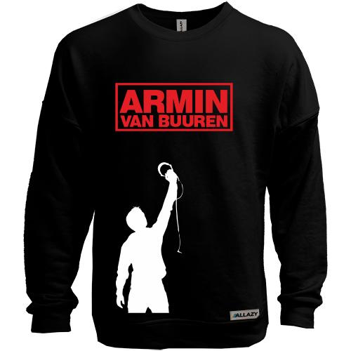 Свитшот без начеса Armin Van Buuren (с силуэтом)