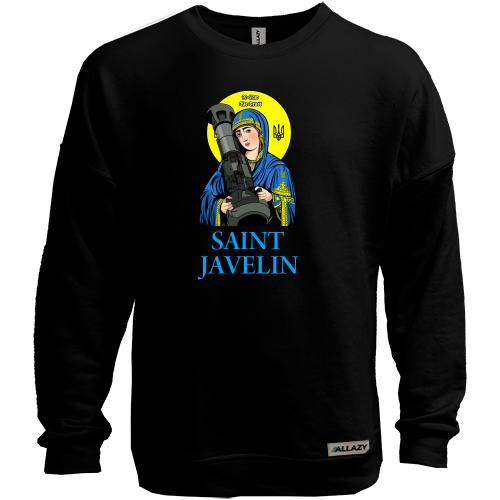 Світшот без начісу Свята Джавеліна (Saint Javelin)