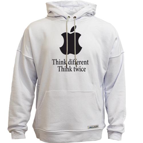 Худи без начеса Apple - Think twice