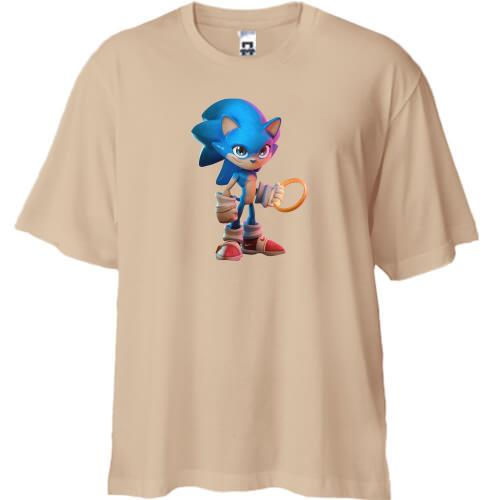 Футболка Oversize Sonic - Just Do It