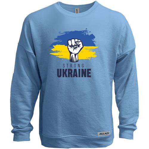 Свитшот без начеса Strong Ukraine