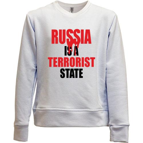 Дитячий світшот без начісу Russia is a Terrorist State