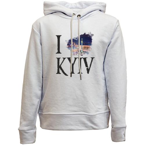 Детский худи без флиса Я люблю Киев