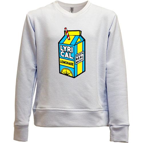 Детский свитшот без начеса Lyrical Lemonade