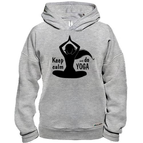 Худі BASE Keep Calm an Do Yoga