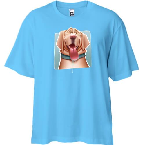 Футболка Oversize с мультяшным сом