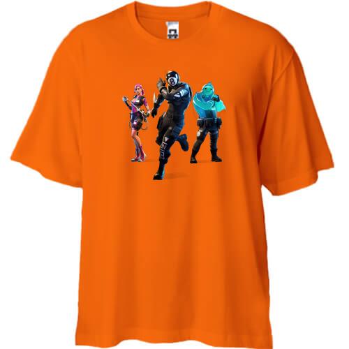 Футболка Oversize с героями игры Fortnite