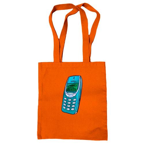 Сумка шопер з легендарною Nokia