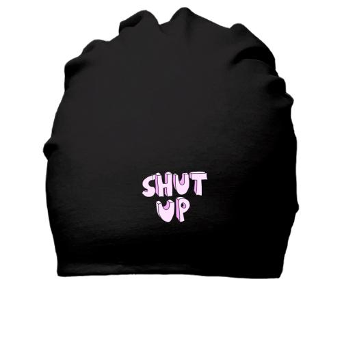 Хлопковая шапка Shut Up