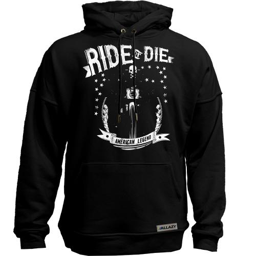 Худи без начісу ride or die american legend