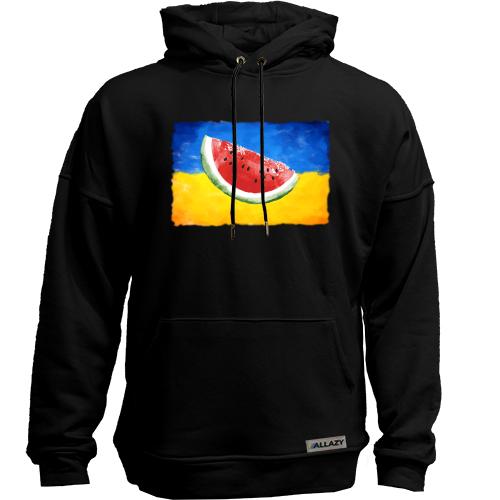 Худи без начісу Херсон (прапор України та шматочок кавуна)