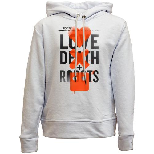 Детский худи без флиса LOVE DEATH + ROBOTS