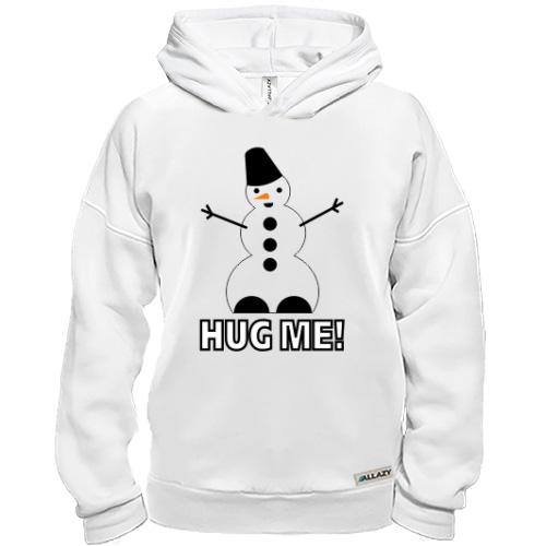 Худи BASE со снеговиком Hug me!