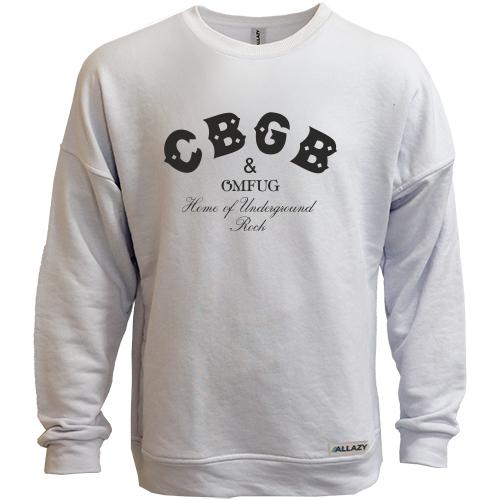 Свитшот без начеса  CBGB
