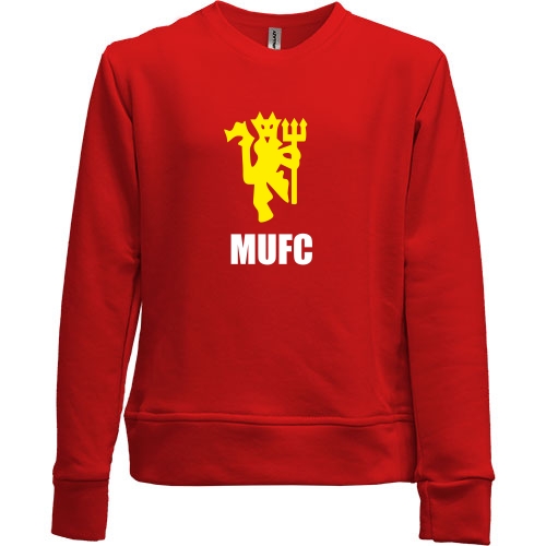 Детский свитшот без начеса MU FC devil