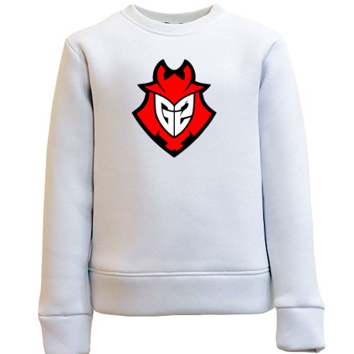 Детский свитшот G2 eSports (красный лого)