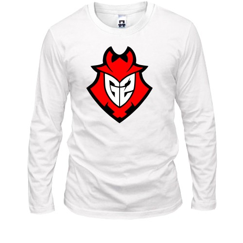 Мужской лонгслив G2 eSports (красный лого)
