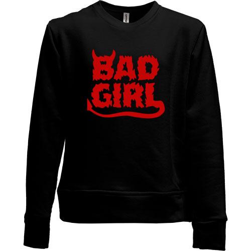 Дитячий світшот без начісу Bad girl