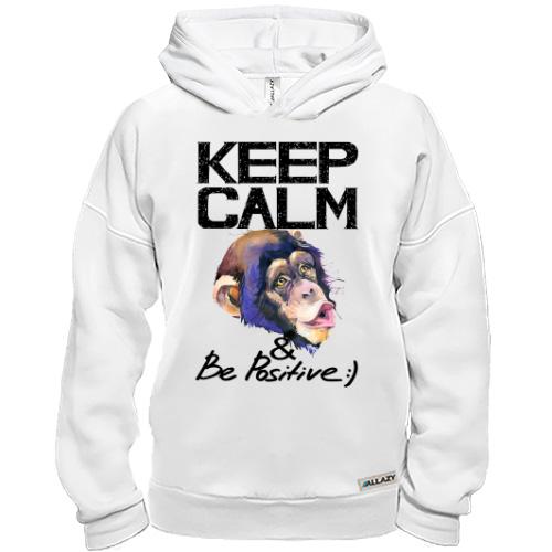 Худи BASE Keep calm and be positive