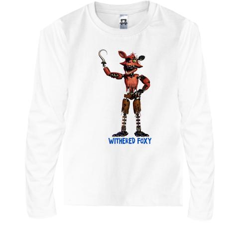 Детская футболка с длинным рукавом Five Nights at Freddy’s (withered foxy)