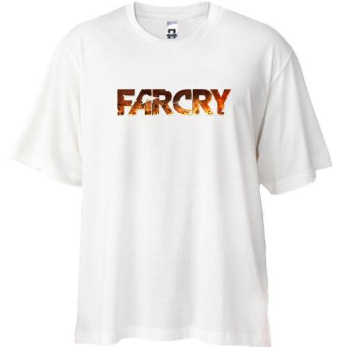 Футболка Oversize с цветным лого Far Cry