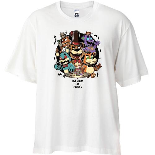 Футболка Oversize FNAF Band