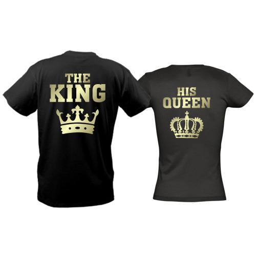 Парні футболки The King - his Queen