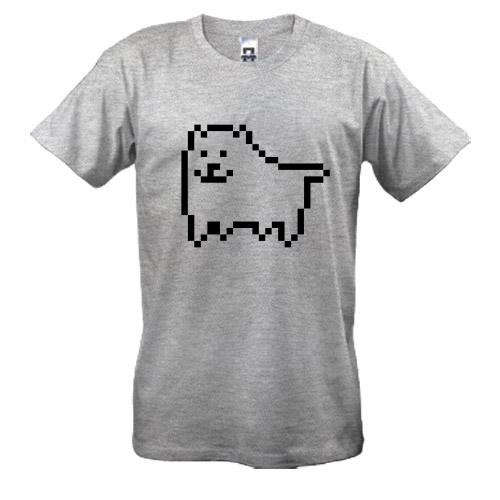 Футболка Undertale game dog (2)