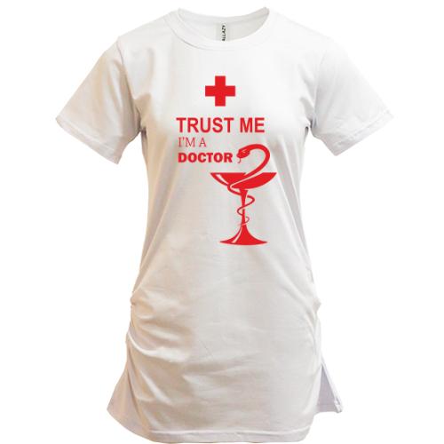 Подовжена футболка Trust me, i am a doctor