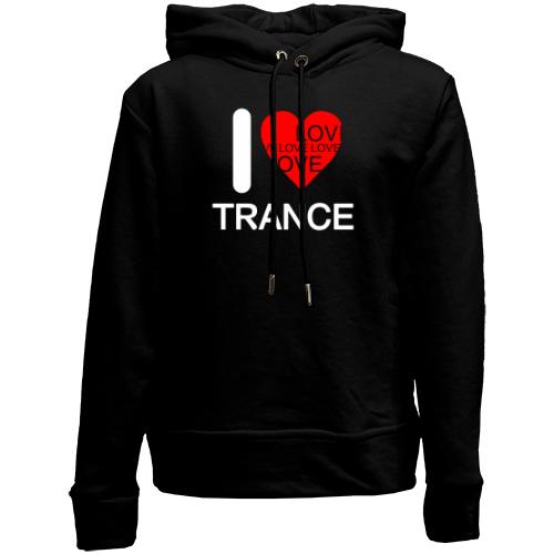 Детский худи без флиса I Love Trance