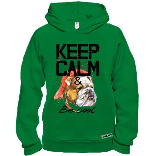 Худи BASE с Бульдогом 