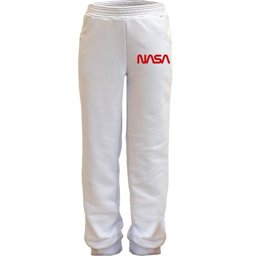 Дитячі трикотажні штани NASA Worm logo