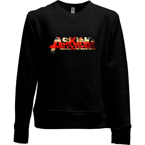 Детский свитшот без начеса Asking Alexandria лого