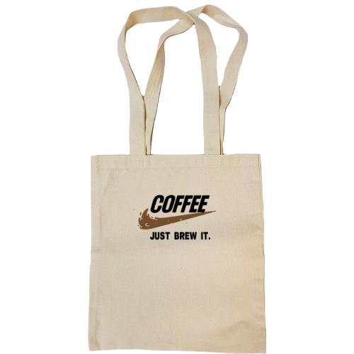 Сумка шоппер COFFEE. Just brew it.