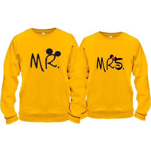 Парные кофты Mr  - Mrs (Mickey style)