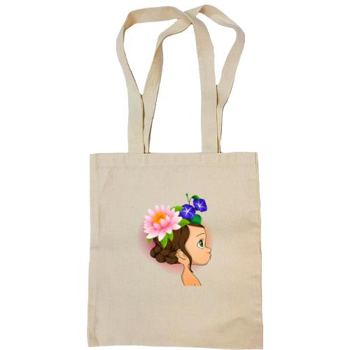 Сумка шоппер Baby with flowers