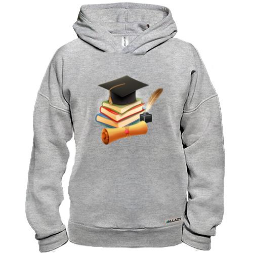 Худи BASE c книгами и пером 