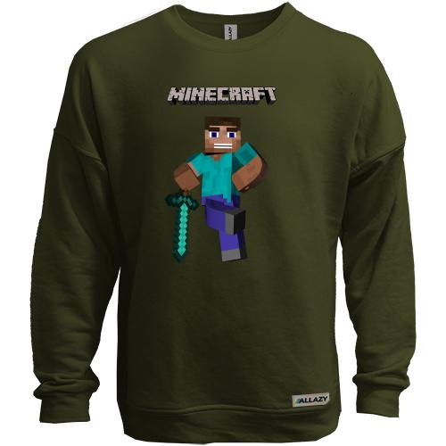 Світшот без начісу Minecraft Стів