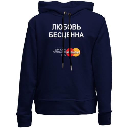 Детский худи без флиса с надписью 