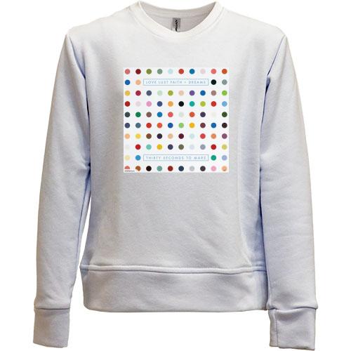 Детский свитшот без начеса 30 seconds to mars - Love Lust Faith and Dreams
