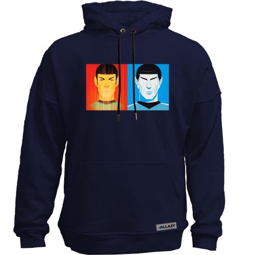 Худи без начеса со Споком и Джеймсом (Star Trek)