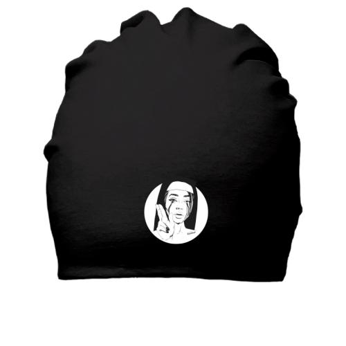 Хлопковая шапка Nun with black tears