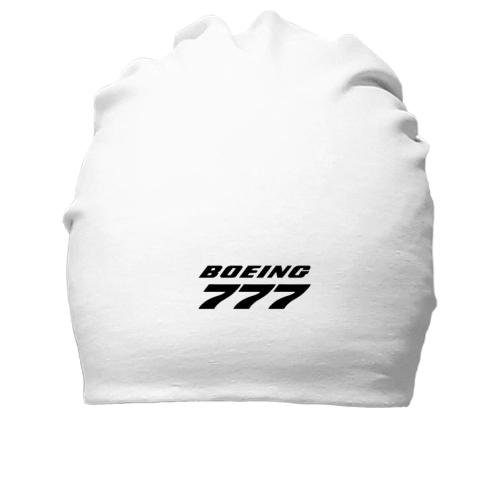 Хлопковая шапка Boeing 777 лого