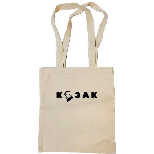 Сумка шоппер с эмблемой КОЗАК